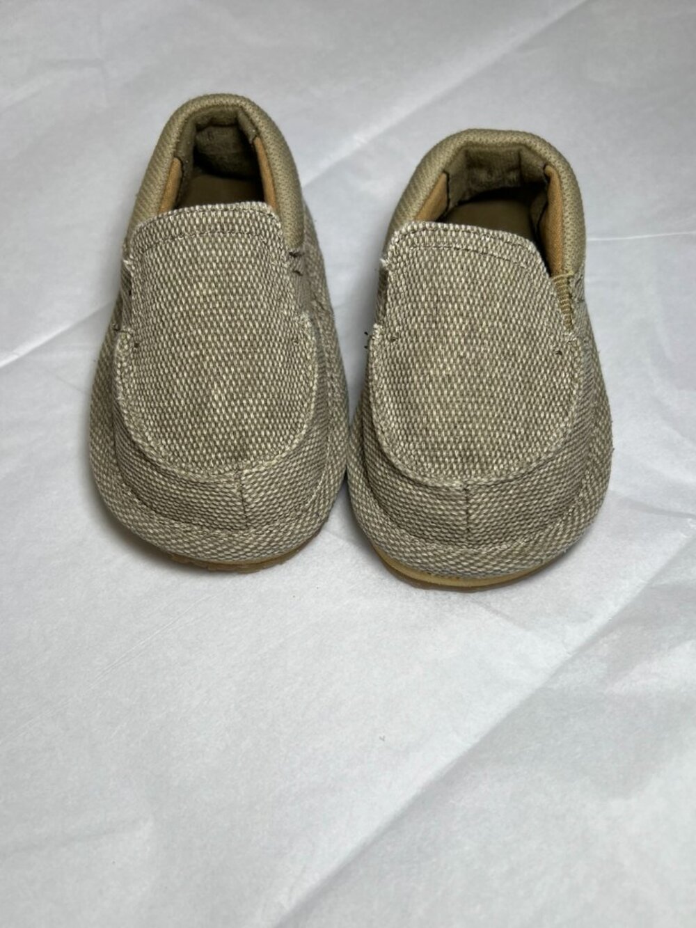 The Children's Place Boy Toddler Size 6 Tan Shoes Slip On Loafer